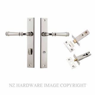 IVER 14206KPRIV60 VERONA PRIVACY LATCH KITSET RECTANGULAR PLATE POLISHED NICKEL