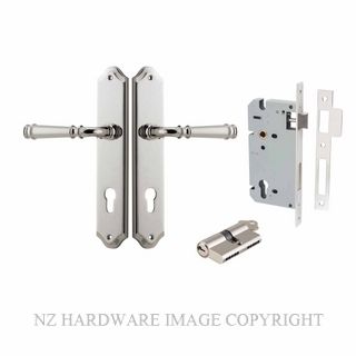 IVER 14218KENTR60KK VERONA KEY-KEY ENTRANCE LOCK KITSET SHOULDERED PLATE POLISHED NICKEL