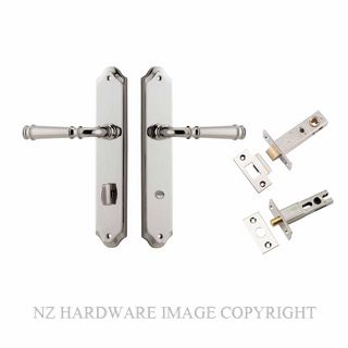 IVER 14218KPRIV60 VERONA PRIVACY LATCH KITSET SHOULDERED PLATE POLISHED NICKEL