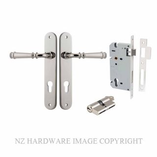IVER 14230KENTR60KK VERONA KEY-KEY ENTRANCE LOCK KITSET OVAL PLATE POLISHED NICKEL