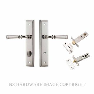 IVER 14242KPRIV60 VERONA PRIVACY LATCH KITSET STEPPED PLATE POLISHED NICKEL