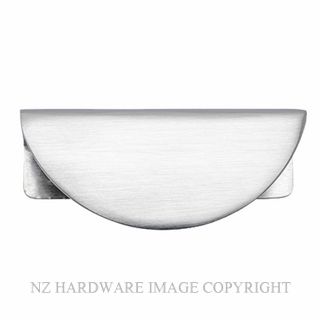 IVER 20935 OSAKA 80MM LIP DRAWER PULL BRUSHED CHROME