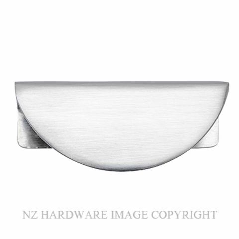 IVER 20935 OSAKA 80MM LIP DRAWER PULL BRUSHED CHROME