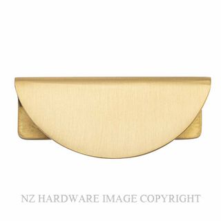 IVER 20936 OSAKA 80MM LIP DRAWER PULL BRUSHED BRASS