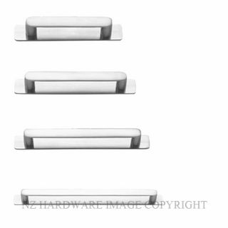 IVER 20955B OSAKA 143MM CABINET PULL WITH BACKPLATE BRUSHED CHROME