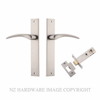 IVER 14704KPASS60 OXFORD PASSAGE LATCH KITSET RECTANGULAR PLATE SATIN NICKEL