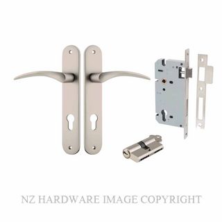 IVER 14728KENTR60KK OXFORD KEY-KEY ENTRANCE LOCK KITSET OVAL PLATE SATIN NICKEL