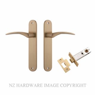 IVER 15728KPASS60 OXFORD PASSAGE LATCH KITSET OVAL PLATE BRUSHED BRASS
