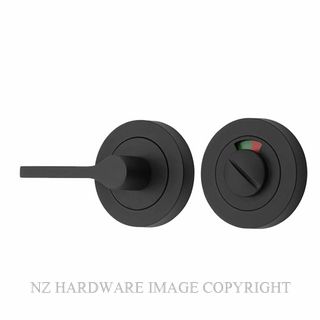 IVER 21712 ROUND ACCESSIBIILITY PRIVACY TURN WITH INDICATOR MATT BLACK
