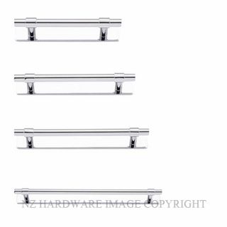 IVER 20994B HELSINKI 141MM CABINET PULL WITH BACKPLATE CHROME PLATE