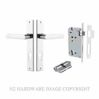 IVER 11860KENTR60KK OSAKA KEY-KEY ENTRANCE LOCK KITSET RECTANGULAR PLATE CHROME PLATE