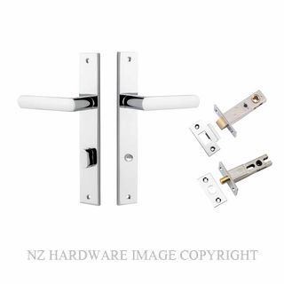 IVER 11860KPRIV60 OSAKA PRIVACY LATCH KITSET RECTANGULAR PLATE CHROME PLATE