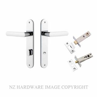 IVER 11864KPRIV60 OSAKA PRIVACY LATCH KITSET RECTANGULAR PLATE CHROME PLATE