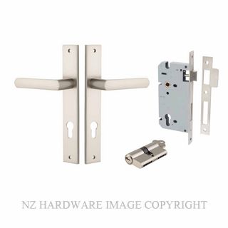 IVER 14860KENTR60KK OSAKA KEY-KEY ENTRANCE LOCK KITSET RECTANGULAR PLATE SATIN NICKEL
