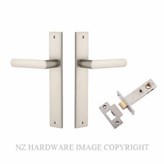 IVER 14860KPASS60 OSAKA PASSAGE LATCH KITSET RECTANGULAR PLATE SATIN NICKEL
