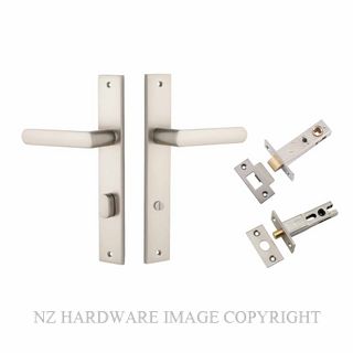 IVER 14860KPRIV60 OSAKA PRIVACY LATCH KITSET RECTANGULAR PLATE SATIN NICKEL