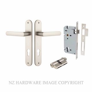 IVER 14864KENTR60KK OSAKA KEY-KEY ENTRANCE LOCK KITSET OVAL PLATE SATIN NICKEL