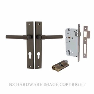 IVER 10896KENTR60KK HELSINKI KEY-KEY ENTRANCE LOCK KITSET RECTANGULAR PLATE SIGNATURE BRASS
