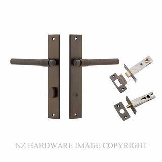 IVER 10896KPRIV60 HELSINKI PRIVACY LATCH KITSET RECTANGULAR PLATE SIGNATURE BRASS
