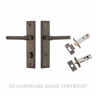 IVER 10902KPRIV60 HELSINKI PRIVACY LATCH KITSET STEPPED PLATE SIGNATURE BRASS