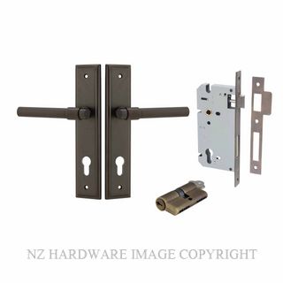 IVER 10902KENTR60KK HELSINKI KEY-KEY ENTRANCE LOCK KITSET STEPPED PLATE SIGNATURE BRASS