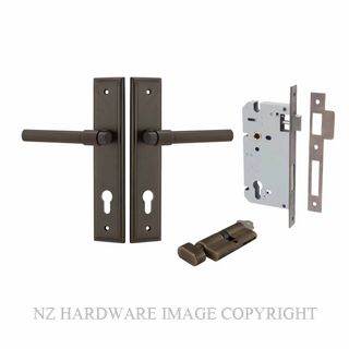 IVER 10902KENTR60KT HELSINKI KEY-TURN ENTRANCE LOCK KITSET STEPPED PLATE SIGNATURE BRASS