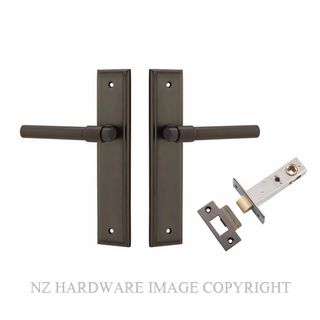 IVER 10902KPASS60 HELSINKI PASSAGE LATCH KITSET STEPPED PLATE SIGNATURE BRASS