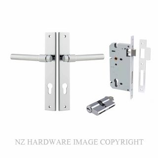IVER 11896KENTR60KK HELSINKI KEY-KEY ENTRANCE LOCK KITSET RECTANGULAR PLATE CHROME PLATE