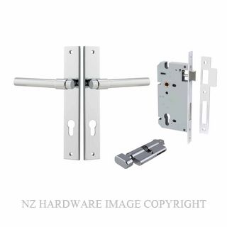 IVER 11896KENTR60KT HELSINKI KEY-TURN ENTRANCE LOCK KITSET RECTANGULAR PLATE CHROME PLATE