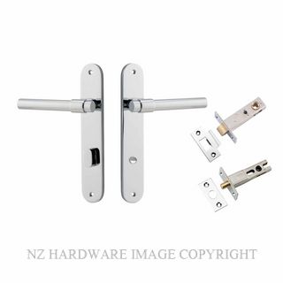 IVER 11900KPRIV60 HELSINKI PRIVACY LATCH KITSET OVAL PLATE CHROME PLATE