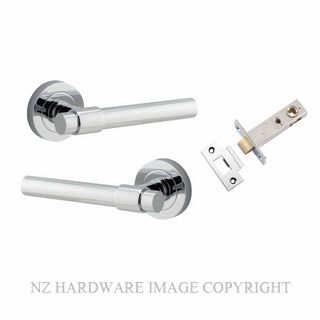 IVER 20624KPASS60 HELSINKI PASSAGE LATCH KITSET ROUND ROSE CHROME PLATE