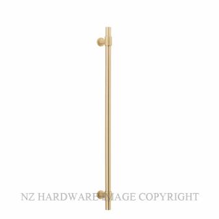 IVER 20707 HELSINKI PULL HANDLE 560MM BRUSHED BRASS