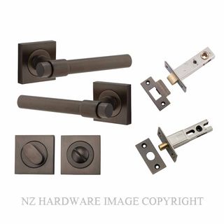IVER 21201KPRIV60 HELSINKI PRIVACY LATCH KITSET SQUARE ROSE SIGNATURE BRASS