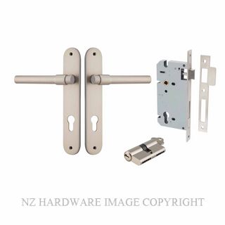 IVER 14900KENTR60KK HELSINKI KEY-KEY ENTRANCE LOCK KITSET OVAL PLATE SATIN NICKEL