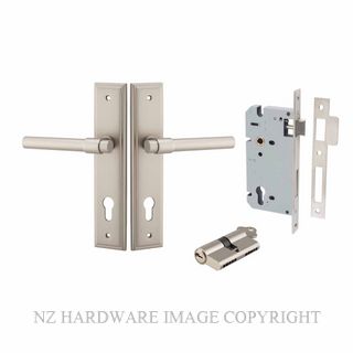 IVER 14902KENTR60KK HELSINKI KEY-KEY ENTRANCE LOCK KITSET STEPPED PLATE SATIN NICKEL