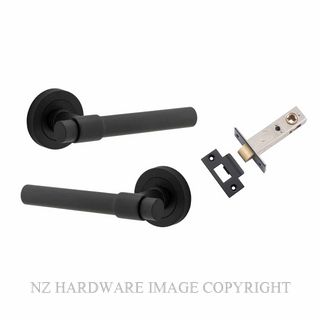 IVER 20623KPASS60 HELSINKI PASSAGE LATCH KITSET ROUND ROSE MATT BLACK