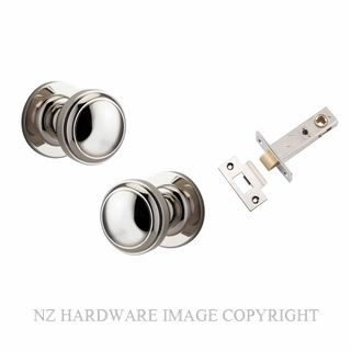 IVER 0218KPASS60 PADDINGTON PASSAGE LATCH KITSET ROUND ROSE POLISHED NICKEL