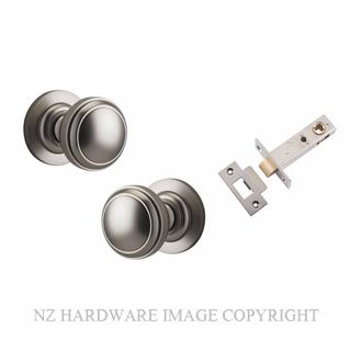 IVER 0219KPASS60 PADDINGTON PASSAGE LATCH KITSET ROUND ROSE SATIN NICKEL