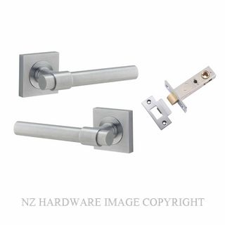 IVER 21205KPASS60 HELSINKI PASSAGE LATCH KITSET SQUARE ROSE BRUSHED CHROME