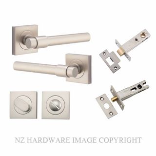 IVER 21209KPRIV60 HELSINKI PRIVACY LATCH KITSET SQUARE ROSE SATIN NICKEL