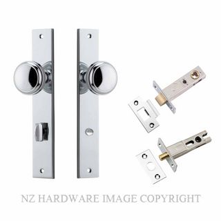 IVER 11820KPRIV60 PADDINGTON PRIVACY LATCH KITSET RECTANGULAR PLATE CHROME PLATE