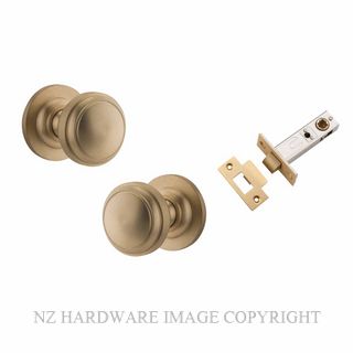 IVER 0253KPASS60 PADDINGTON PASSAGE LATCH KITSET ROUND ROSE BRUSHED BRASS