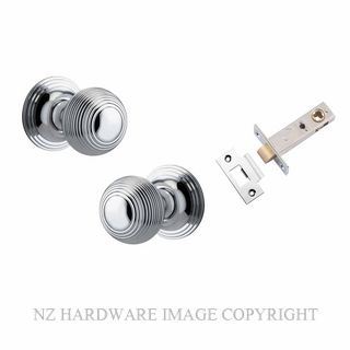 IVER 0224KPASS60 GUILDFORD PASSAGE LATCH KITSET ROUND ROSE CHROME PLATE