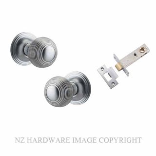 IVER 0225KPASS60 GUILDFORD PASSAGE LATCH KITSET ROUND ROSE BRUSHED CHROME