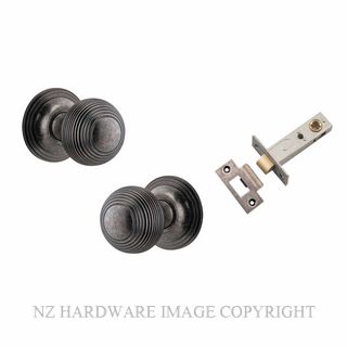 IVER 0227KPASS60 GUILDFORD PASSAGE LATCH KITSET ROUND ROSE DISTRESSED NICKEL