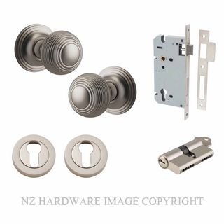 IVER 0229KENTR60KK GUILDFORD KEY-KEY ENTRANCE LOCK KITSET ROUND ROSE SATIN NICKEL