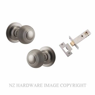 IVER 0229KPASS60 GUILDFORD PASSAGE LATCH KITSET ROUND ROSE SATIN NICKEL