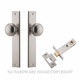 IVER 14820KPASS60 PADDINGTON PASSAGE LATCH KITSET RECTANGULAR PLATE SATIN NICKEL