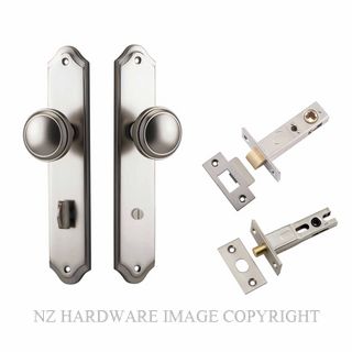 IVER 14826KPRIV60 PADDINGTON PRIVACY LATCH KITSET SHOULDERED PLATE SATIN NICKEL
