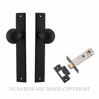 IVER 12824KPASS60 GUILDFORD PASSAGE LATCH KITSET RECTANGULAR PLATE MATT BLACK